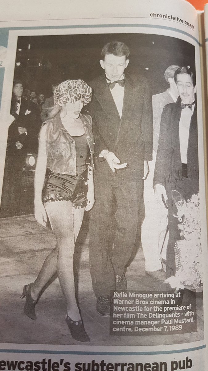 LesleyR71212929's tweet photo. Well I'm not sure how I didn't even know this happened until today. I actually saw The Delinquents in the same cinema as @kylieminogue 30 years ago this week 😯 https://t.co/LlNg5I01Vt
