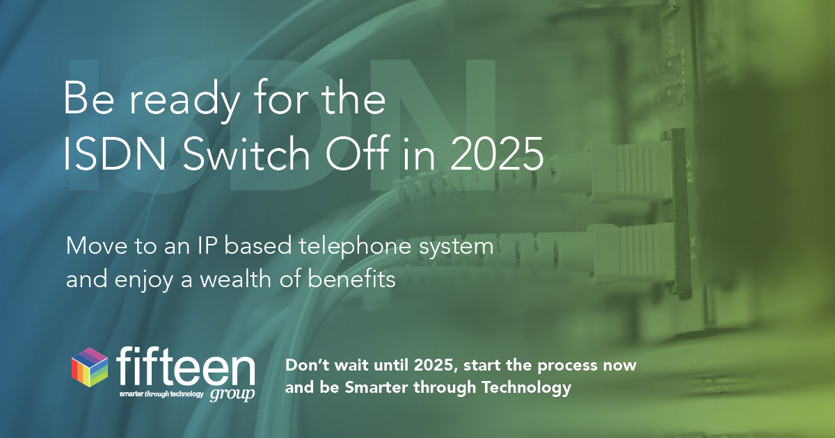 fifteen_group's tweet image. 2025 might seem a long way off but the ISDN switch off will be here before you know it. 

In 2023 all support for #isdn ends. Be prepared and move to an #ipbased phone system.

ow.ly/YEQw50xphWC