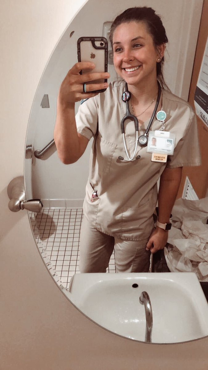 SavvyLybrand's tweet photo. Nursing school is single handedly the hardest thing I’ve ever done, but now I can officially say I am over halfway through. 75% DONE! #onesemesterleft https://t.co/d1oelR9Qar