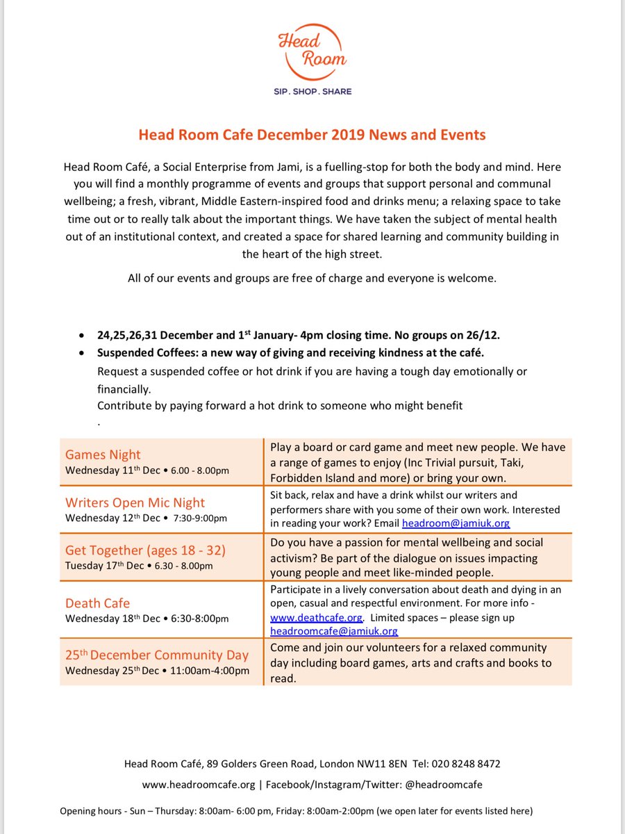 Head Room Cafe tweet media