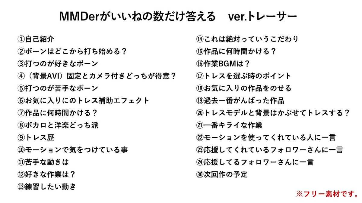 Satano On Twitter Mmderがいいねの数だけ答えるverトレーサー トレーサーバージョンを作ってくれたのでやって見ます Https T Co N8yxucato2 Twitter