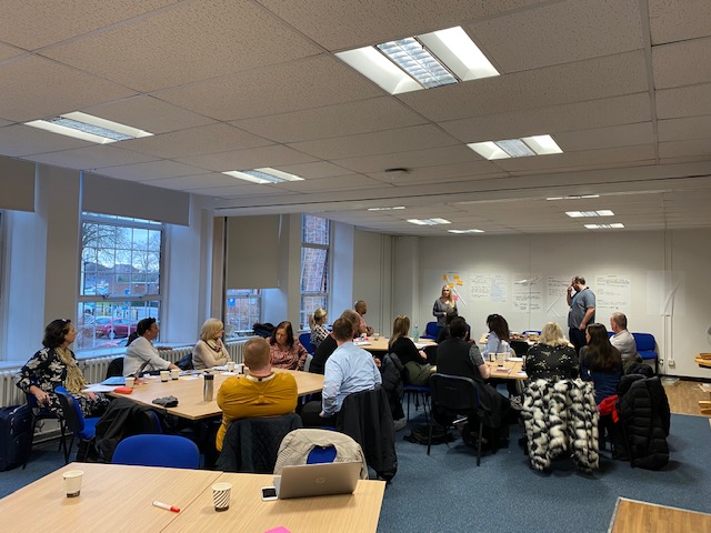 Fantastic involvement from IPS services across North West of England today - here we have Louise from <a href="/StandguideLtd/">Standguide Ltd</a> and Matt from <a href="/ImagineIndep01/">Imagine Independence</a> #bringingservicestogether #sharedlearning #growingtogether #IPSGrow