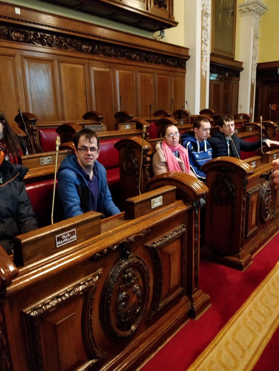 AutonomieInfo's tweet photo. Young people enjoyed a Belfast City Hall Tour yesterday & festive fun at Belfast Christmas partnering with South Belfast Area Project & Kids Together.
Young people even got to sit in the Lord Mayor’s chair as well as take seats in the City Hall Council Chamber.
#WhatNextprog https://t.co/aL9stSd7Q9