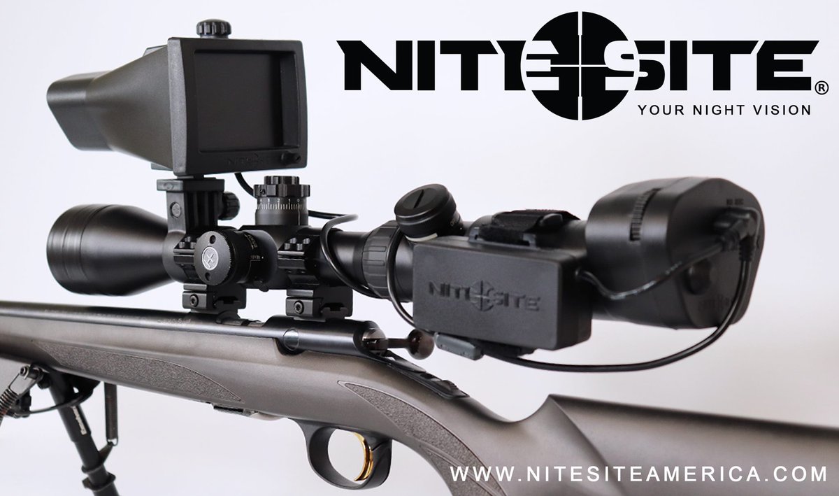 NiteSiteAmerica's tweet photo. Quality night vision starting at $499
Go to https://t.co/gQPfSS6IHe to purchase yours today.
#nitesiteamerica #hunting #nightvision #optics #predatorhunting #varmintcontrol #hoghunting https://t.co/YUZmD00S1G