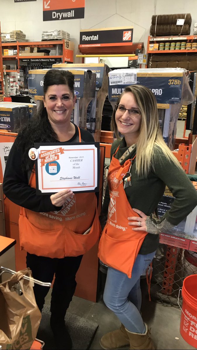 Congrats to cashier Stephanie for being “Cashier of the month”!! GREAT JOB!! Thank you for all you do Stephanie ⁦@NYwinediva⁩ ⁦⁦@THD_Mtn_Jumper⁩ ⁦<a href="/zebdever/">zebdever</a>⁩ ⁦@HRJohnH⁩ ⁦<a href="/tiffanyclayberg/">tiffany.clayberg</a>⁩ #6153