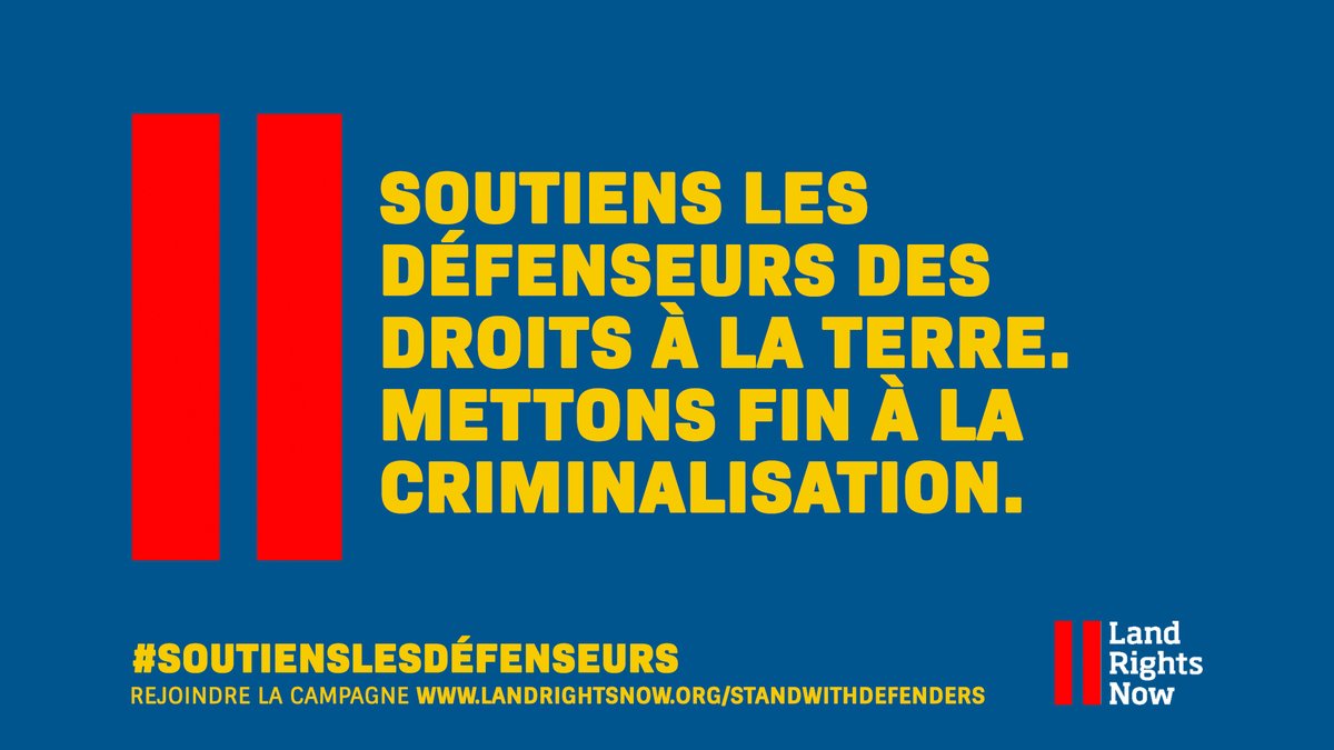 ProtectionInt's tweet photo. Nous sommes aux côtés des défenseurs des droits humains qui sont criminalisés dans le monde entier pour avoir protégé leurs terres et l'environnement dont nous dépendons tous. #DefendersinDevelopment #StandWithDefenders JOIGNEZ-VOUS LA MOBILISATION https://t.co/cwxT8fNvnO https://t.co/wAwEwqSieA