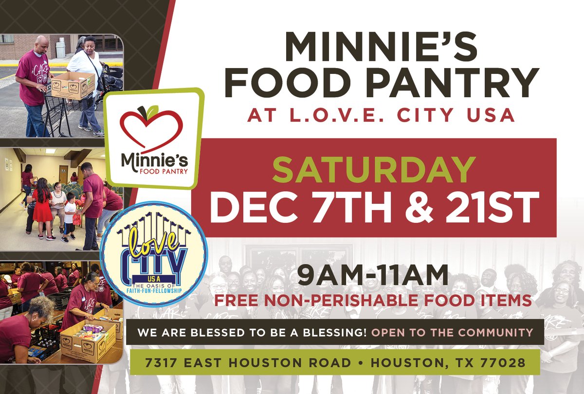 New Light Church On Twitter Minnie S Food Pantry Will Be Open To