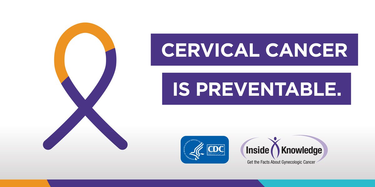 CDC_Cancer's tweet image. The only gynecologic cancer you can screen for is cervical cancer. This, and more facts about your reproductive health: blogs.cdc.gov/cancer/2019/01… #CancerScreenWeek