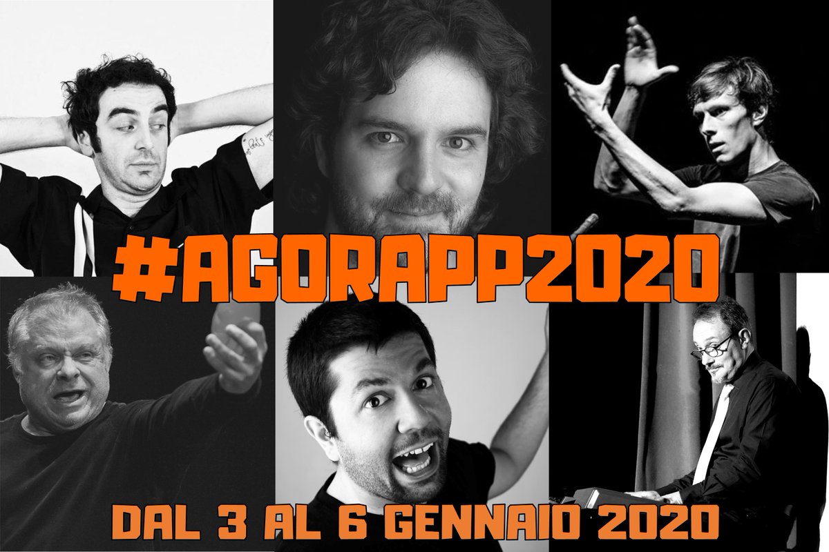#Agorapp2020
Appuntamento dal 3 al 6 gennaio a Piombino
Minimo Comune DenominAttore
2 MASTERCLASS Ritmo &amp; Rischio
6 FORMATORI
ULTIMI POSTI DISPONIBILI
improteatro.it 
#agorapp2020 #formazione #improvvisazioneteatrale