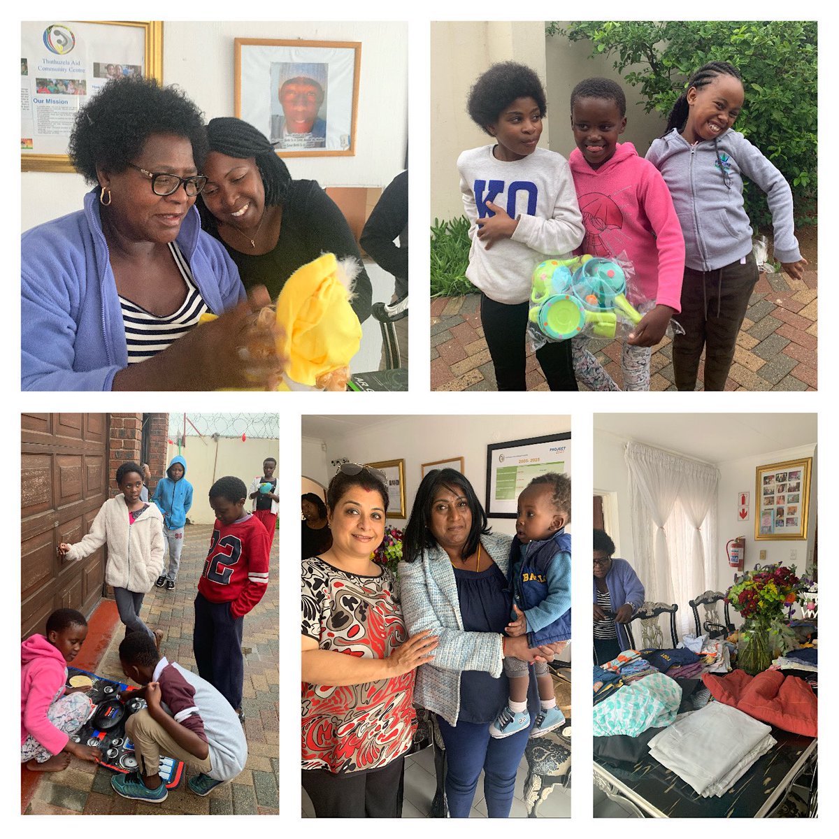 At Thuthuzela, was so happy to see how excited the children n caregivers were on receiving their pre Christmas gifts - thanks to all friends m family who sent things for the little ones