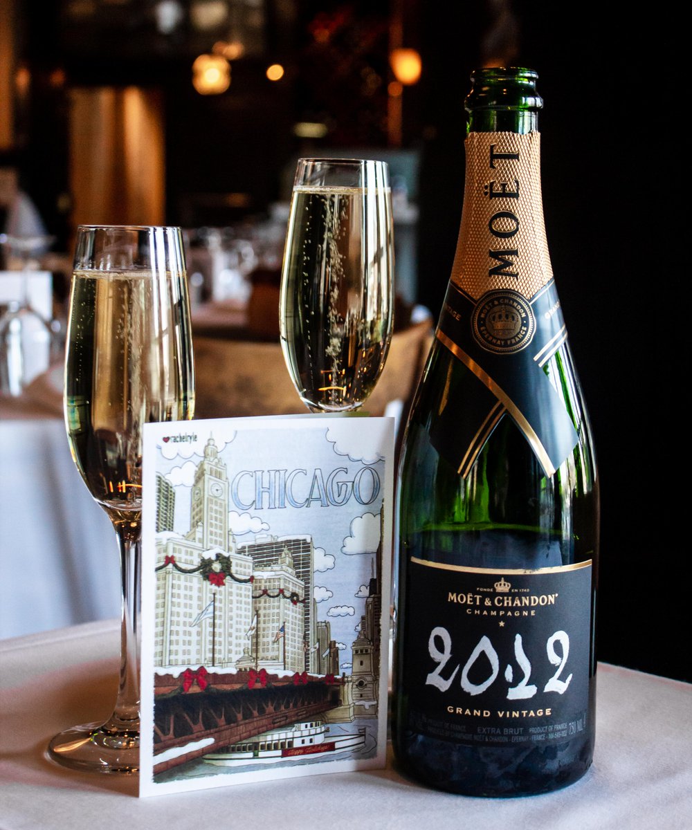 Toast to the New Year! Now through #NYE, Mon Ami Gabi is offering the coveted Moët &amp; Chandon Grand Vintage 2012 for just $30 per glass or $120 per bottle. bit.ly/2XTiXb7