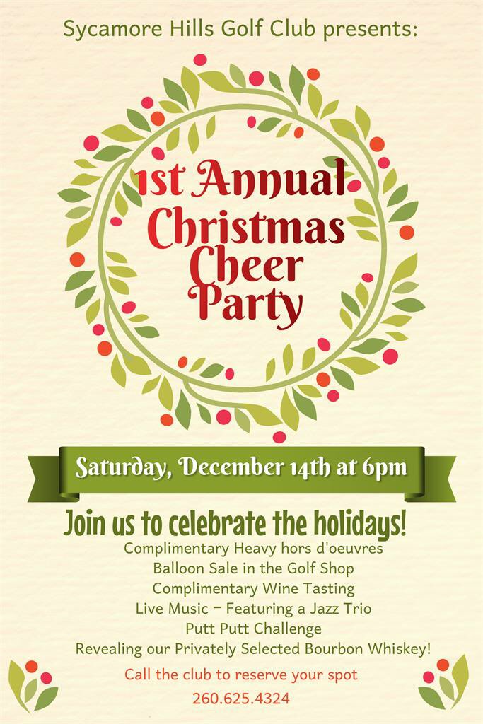 Join us for our 1st Annual Christmas Cheer Party!!!