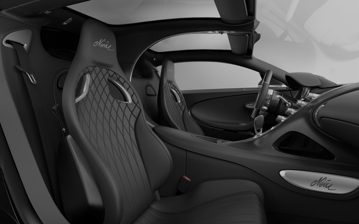 Bugatti Chiron noire