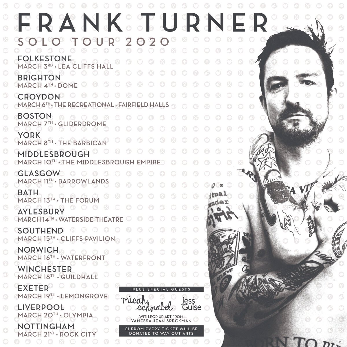 ⏩ TICKETS ARE FLYING OUT 🪁
Over half of tickets have already been sold for <a href="/frankturner/">Frank Turner</a> on the 19th of March in #Exeter! Act quickly to avoid disappointment: exeterboxoffice.com/frank-turner