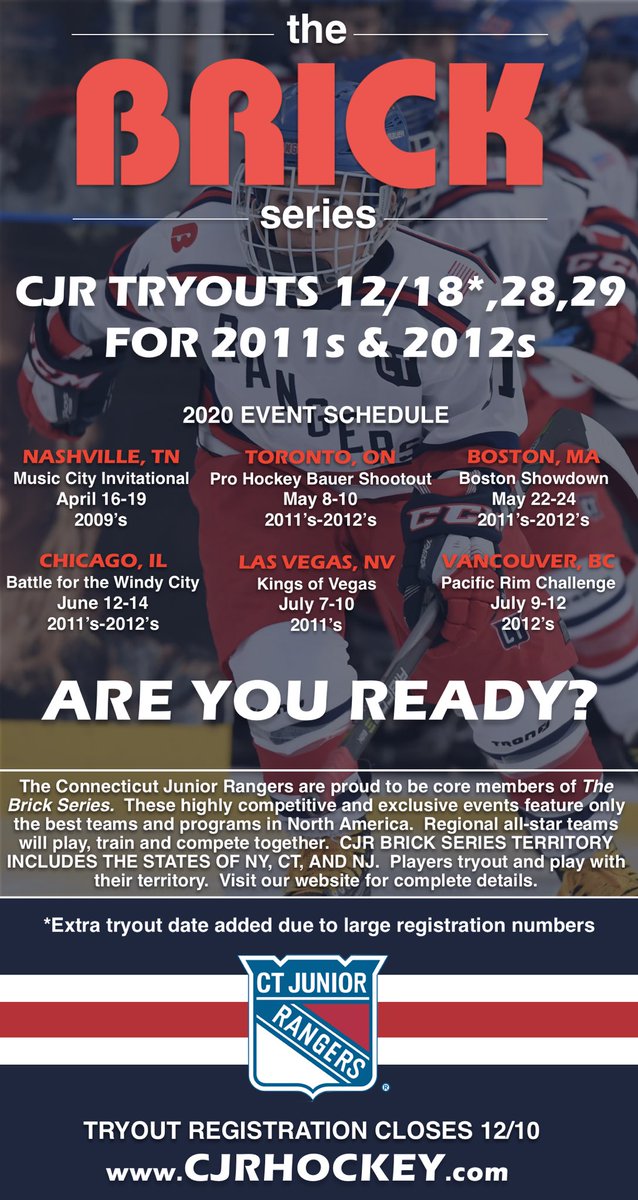 CJRHockey's tweet photo. Skate and train with the best of the best! #CJR @theBrickseries @brickhockey Tryout Registration ends 12/10 #timetorepeat #thebrick #brickseries #development https://t.co/5cMPvv2318