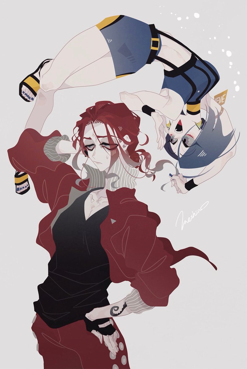 #2019年自分が選ぶ今年の4枚 ※擬人化あり 今年はデジタルたくさん練習できた! 