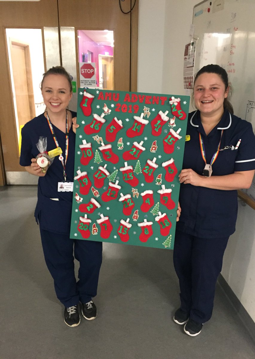 Congratulations to Hannah for winning day number 6! #AMUadvent For providing constant support and advice to the AMU team! 🎄⭐️👏@annielangford3 @HannahBritton15 @ShelleyPanayio1 @Chauders0117 @NorthBristolNHS #AMU #Multidisciplinaryteam