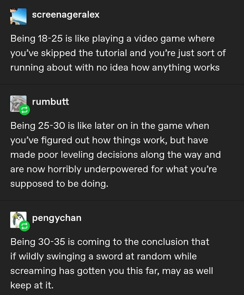 3rdLifePodcast's tweet photo. Why do I feel personally attacked?

 #thirdlifer #thirdlifepodcast #thirty #gamer #aintnoshameinourgame #lifelessons https://t.co/5JF00WfEGO
