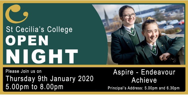 StCeciliasDerry's tweet photo. Save the date! https://t.co/diEdf6EGWg