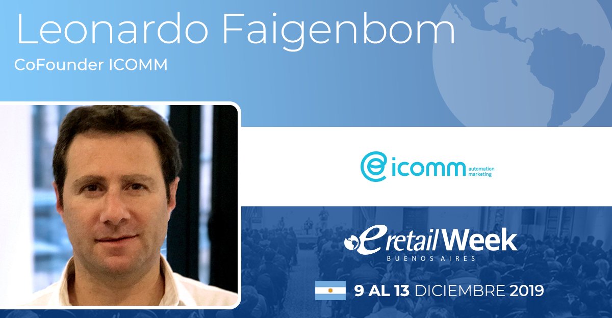 einstituto's tweet photo. #eRetailWeek 🇦🇷 Jueves 12/12 📈 #eAnalytics EXPERIENCE 🔎 Automation Marketing en la práctica: Cómo armar un #Dashboard para un #Retail Omnicommerce. 👉 @leo_faigenbom CoFounder @ICOMM_ok 📱 ¡Reservá tu lugar! https://t.co/BFH63jLaQr https://t.co/P8YYeHF1IA