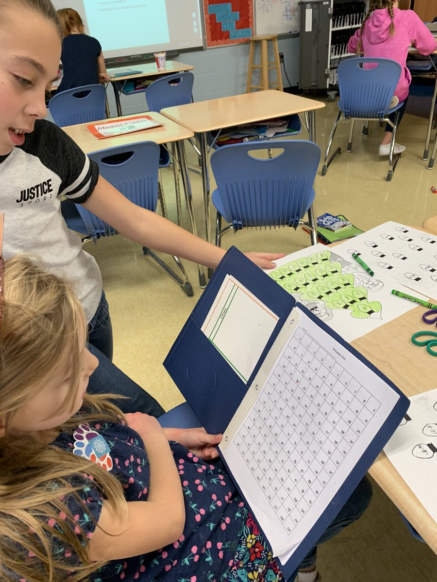 Subtracting with 1st Grade buddies today! @ameliatigers #WCconnects