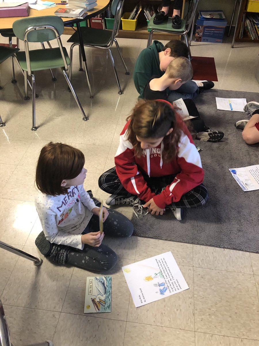 5th grade buddies are our fluency coaches!  #fluency