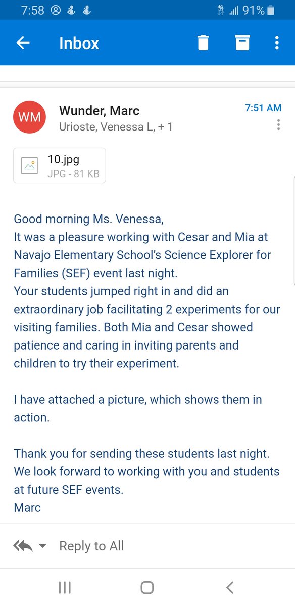 UriosteVenessa's tweet photo. My Educators Rising students did awesome work with our community for Explora Family night!๐๐๐ฝ๐ @NavajoElem @AtriscoHAHSJags @AthenaSamora #ADayInSchool #APSLZ2 #EdRisingNM https://t.co/ZaKg2es87S