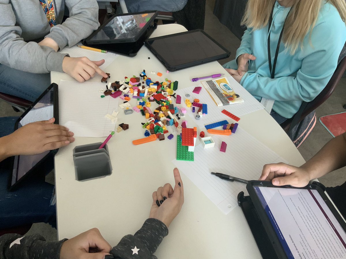 TVanselous's tweet photo. We’re reviewing key scenes from #tokillamockingbird by recreating them with LEGOs. #BuildaSceneReview #LearningWithLEGOs https://t.co/9WWIZaEnFr