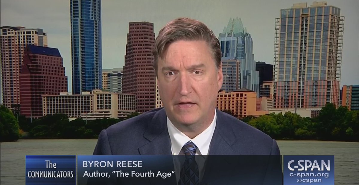 Byron Reese is CEO of <a href="/gigaom/">GigaOm</a>. The websites Byron has launched have together received over a billion visitors.

<a href="/byronreese/">Byron Reese</a>, author of ‘The Fourth Age’ joins <a href="/rwang0/">R “Ray” Wang 王瑞光 #Cupertino #AI #Energy R.NFT</a> and me LIVE on <a href="/DisrupTVShow/">DisrupTV</a> (Fri 2PM ET) to discuss state of AI 2020 #DisrupTV  buff.ly/34pgoA7