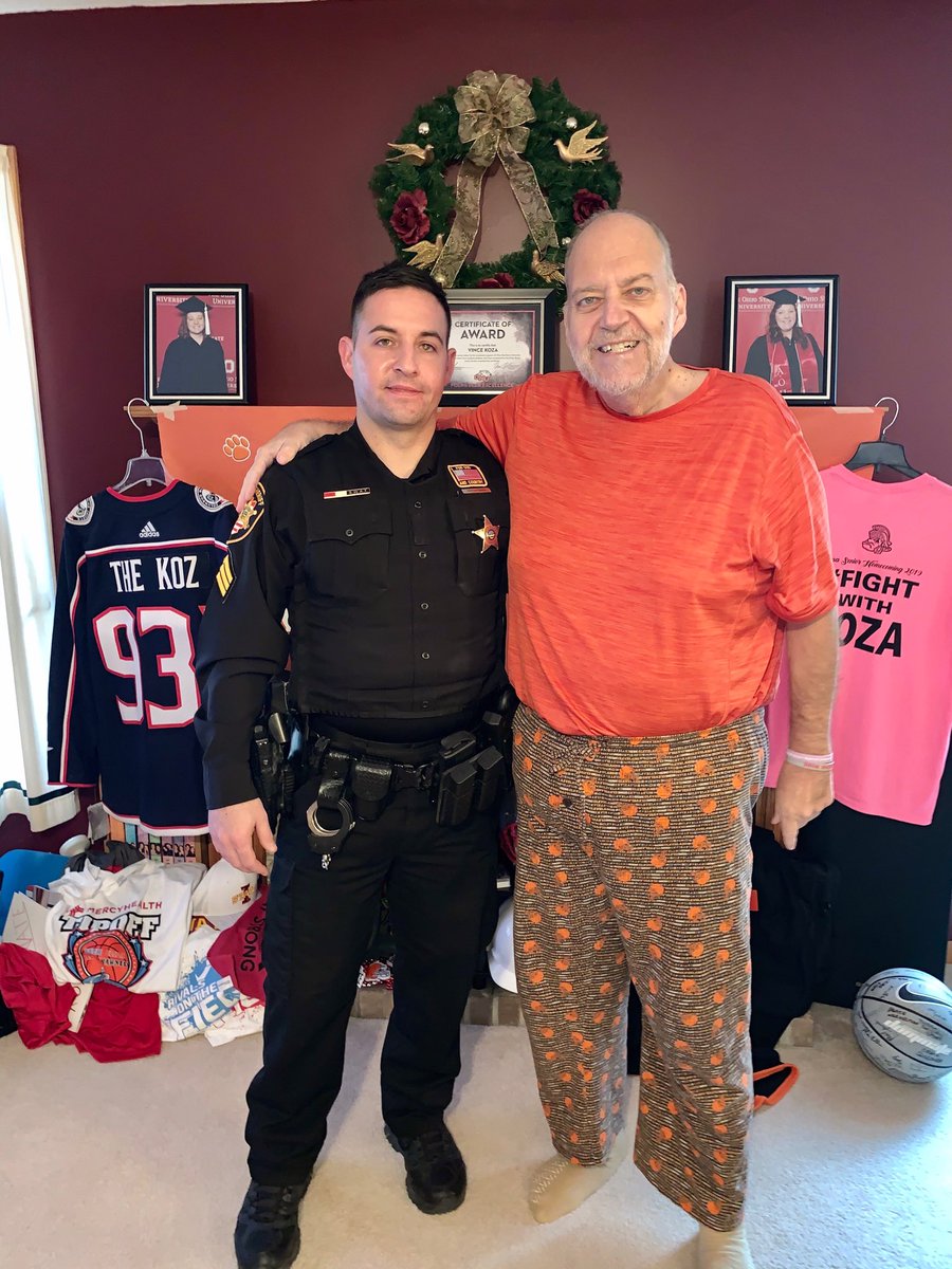 Thx to <a href="/AllenCoSheriffs/">Allen County Sheriff’s Office (Ohio)</a> Sgt.Josh Bayer &amp; all who did “No shave November” &amp; raised money &amp; presented a check today! Thx to <a href="/VictoriaLiz193/">Victoria Gonzalez</a>