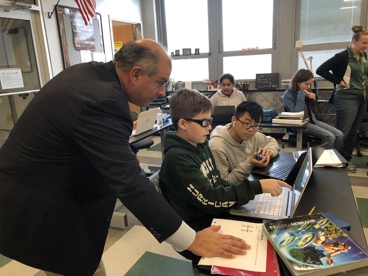 HazletMiddle's tweet image. Mr. Annibale got a glimpse of @IXLLearning in action in Pre-Algebra and Algebra 1 classes today! #HazletProud @jenmartins73 @JosephAnnibale @HazletProud @FRSNewJersey #FutureReadyNJ