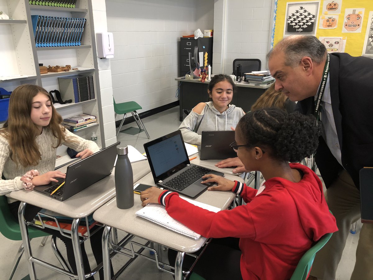 HazletMiddle's tweet image. Mr. Annibale got a glimpse of @IXLLearning in action in Pre-Algebra and Algebra 1 classes today! #HazletProud @jenmartins73 @JosephAnnibale @HazletProud @FRSNewJersey #FutureReadyNJ