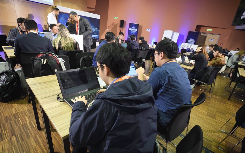 UNTILabs's tweet photo. Two intensive days of our #CyberChallenge event are over! 

Young people learned from mentors and developed their solutions to counter online terrorism with experts in Vienna. 

#UniteToCounterTerrorism with #UNCCT of @UN_OCT, UN #OICT (@UN_CITO) @UNTILabs https://t.co/nkiLsC6apA