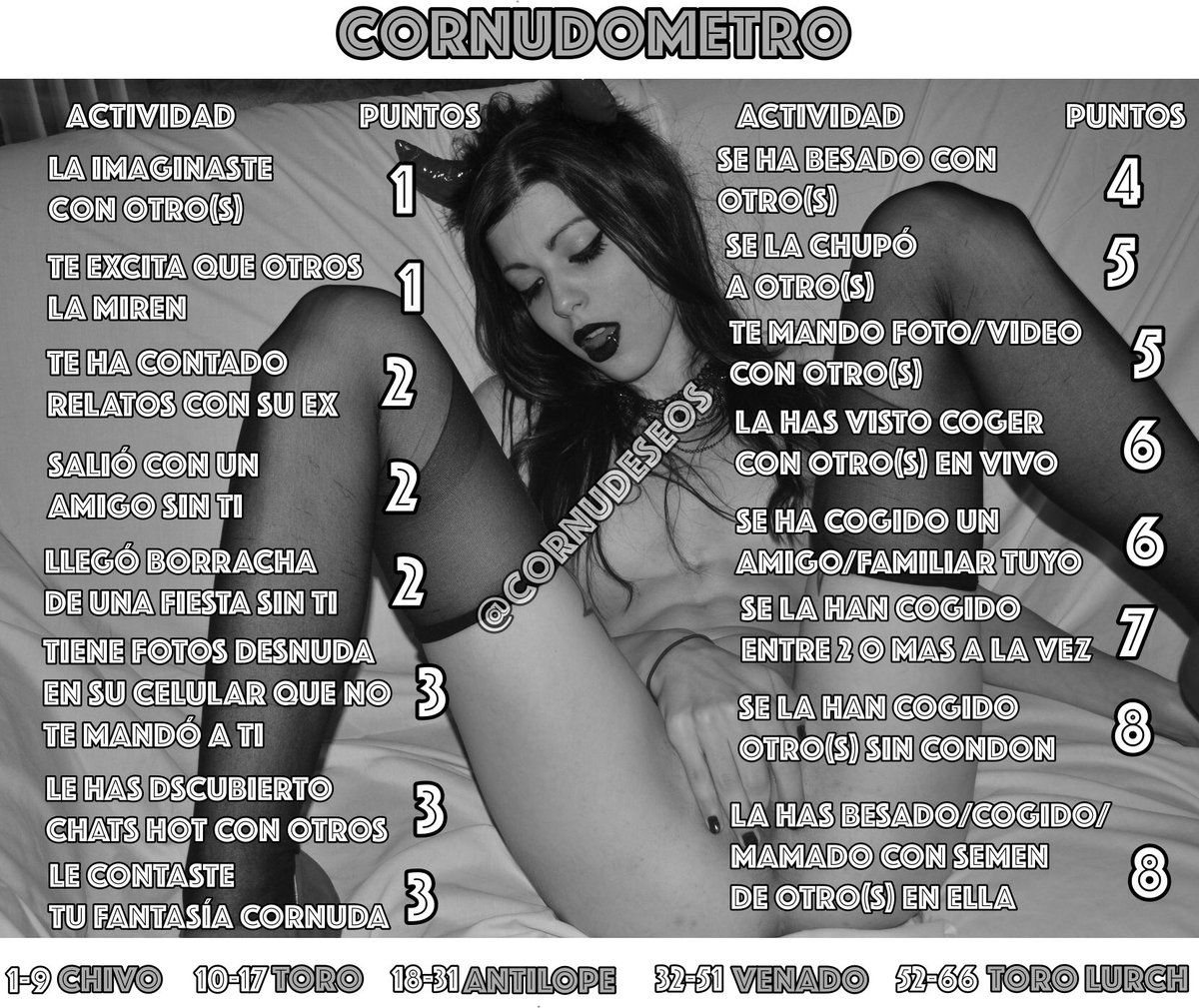 Feliz de lo cornudo que soy hice la prueba del "Cornudómetro" y me dio 57 puntos (Estoy en la categoría máxima), has RT para ver quien me supera. Me encanta compartir mis cuernos
<a href="/TRKpornoo/">Cuckold Eşinden Gizli</a> <a href="/solocuernos23/">🔥 Cuckold love🔥 Cosasdecornudos</a> <a href="/ClubdeCornudosJ/">@Comunidad de Cornudos y Hotwifes Monterrey</a>
<a href="/CuckoldFan3/">#cuckfan</a> <a href="/EsposoBisex/">Lauren HP</a> <a href="/dale_hard/">Dale Hard</a> <a href="/cuckoldargent/">Cuckoldargent</a>