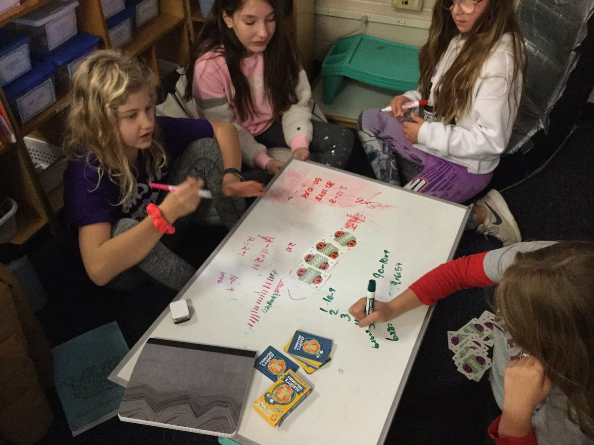 We are playing @AlbertsInsomnia today for our Math Chat! The kiddos LOVED it and came up with so many equations! <a href="/BRN_Elementary/">Brown Elementary</a> <a href="/Mathgarden/">Sunil Singh</a> #iteachmath