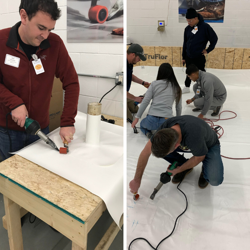 Visiting Duro-Last, Inc. training facilities! #durolast