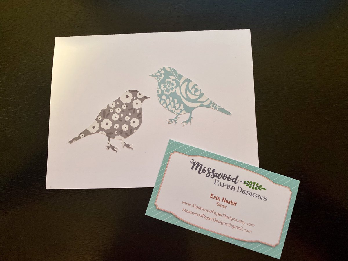 Ordered these notecards from a local business through Etsy. Absolutely love them! #MosswoodPaperDesigns #ShopLocal #ShopLeauxcal #BirdArt