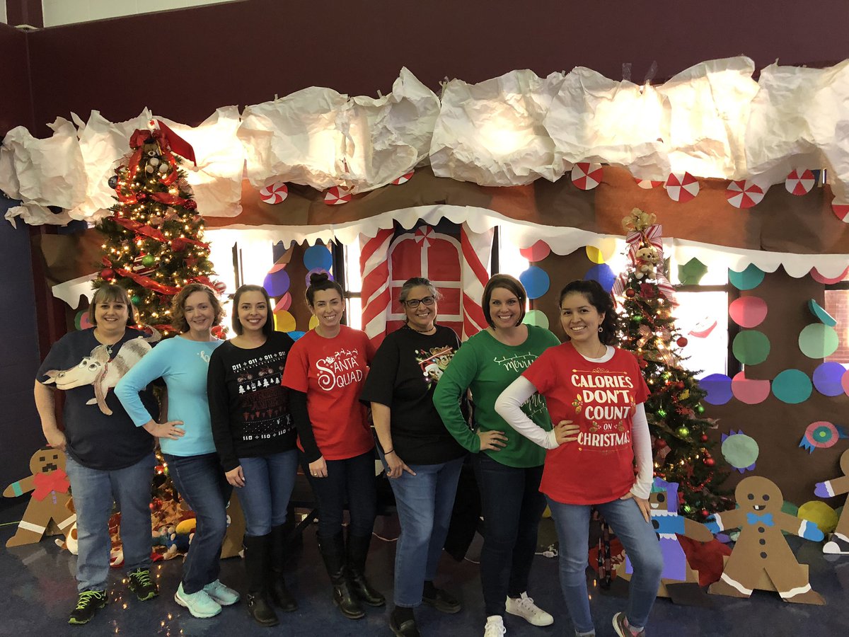 HaloRogers's tweet image. ❄️ Reindeer Games: Day 5 Holiday Shirts #PatriotPOWER #7thELA @NISDRawlinson
