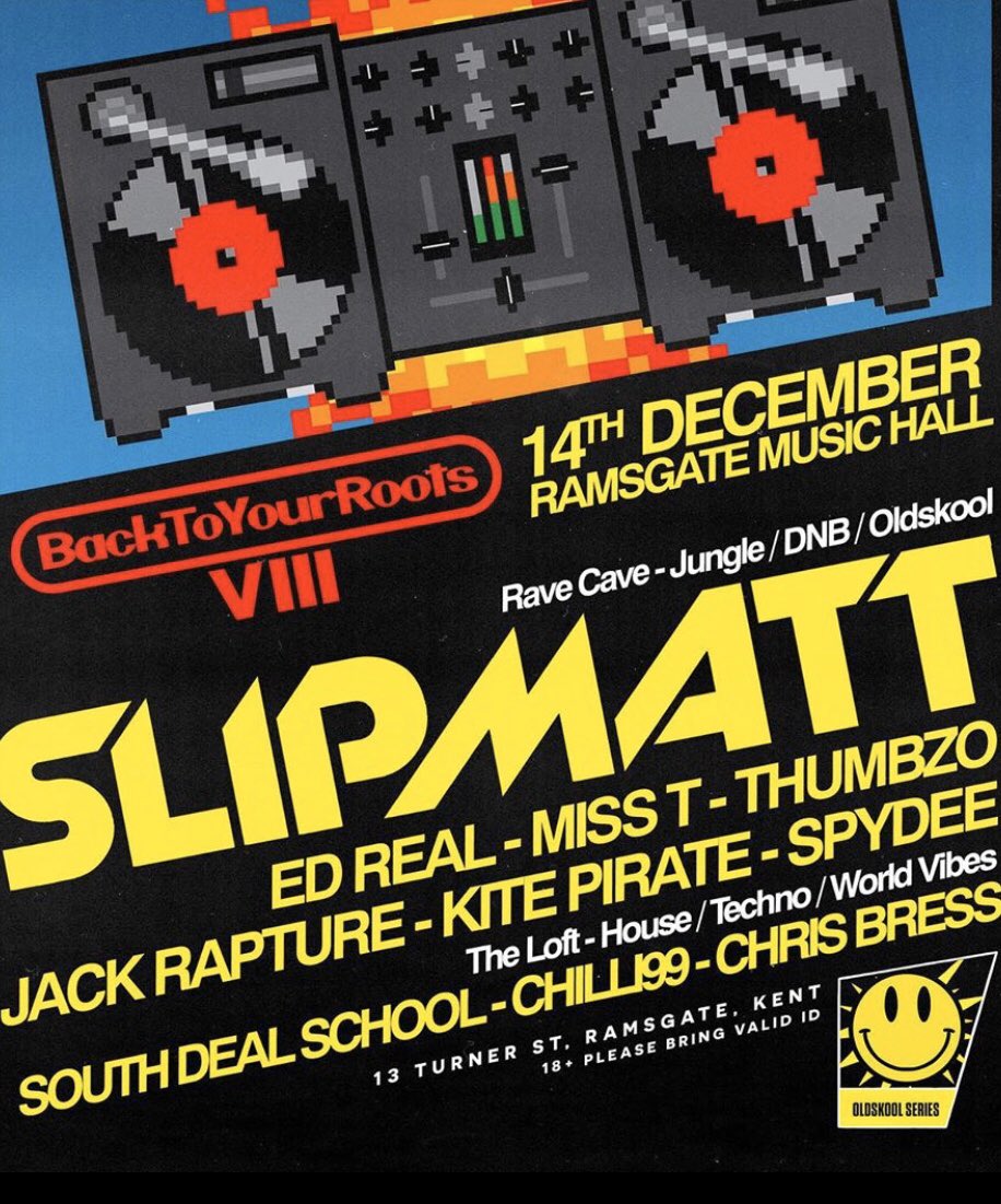MISSTDnB's tweet photo. Not long until we have @Slipmatt @RamsgateMH #ravecave #drumandbass #dnb #oldskool #breaks #jungle #hardcore #kentclubbing @MISSTDnB 😘 https://t.co/MEa7k2WtIt