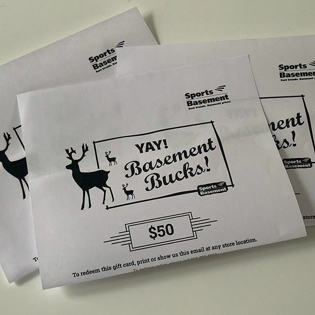 @sportsbasementsf is a SF institution. So many of us have been by for bike and other stuff. They donated three $50 gift certificates! Not only that, if you pre-register with an email, you’ll get a coupon as well 🎉 ift.tt/2RxOrlU