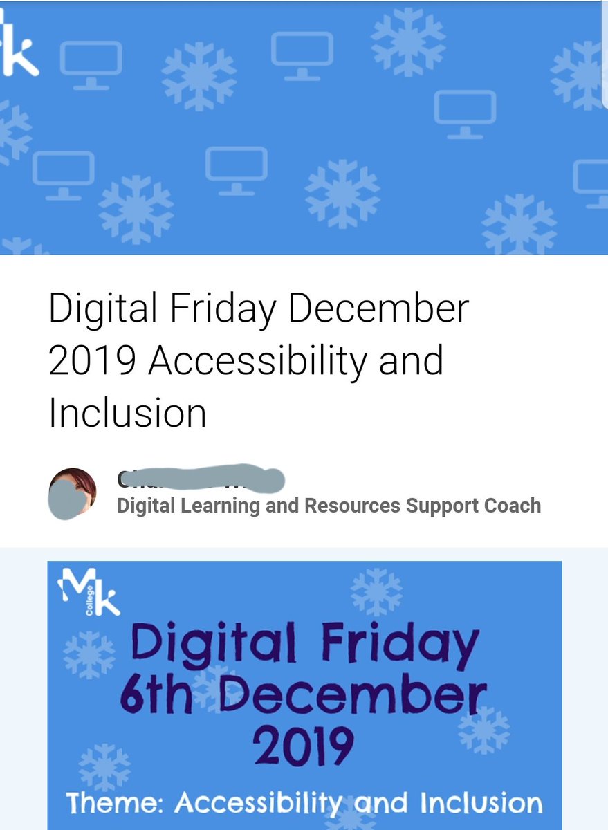 pj2000's tweet image. While I was at Microsoft, @MKCollege had a "Digital Friday" - theme accessibility and inclusion.