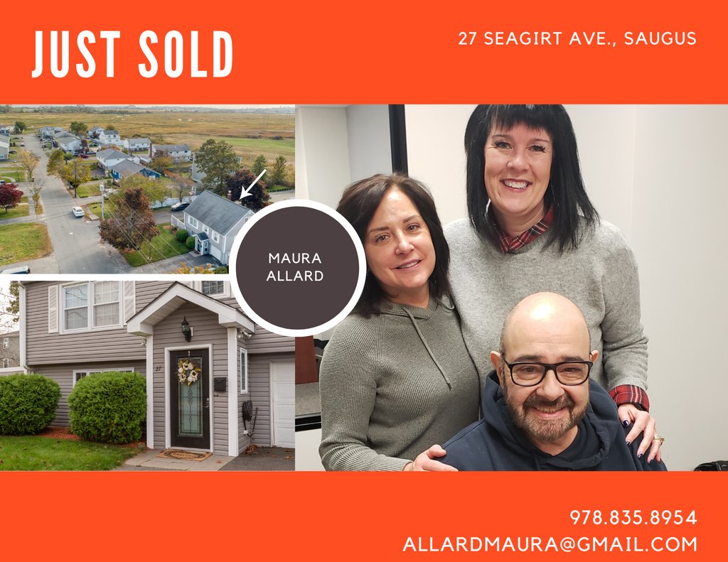 I love helping people sell their homes!  Look at all of our happy faces 😁😁😁

#northshore #realtor #peabody #danvers #greaterboston #salem #sellingyourhome #realestate #home #newhome #saugus #saugusMA