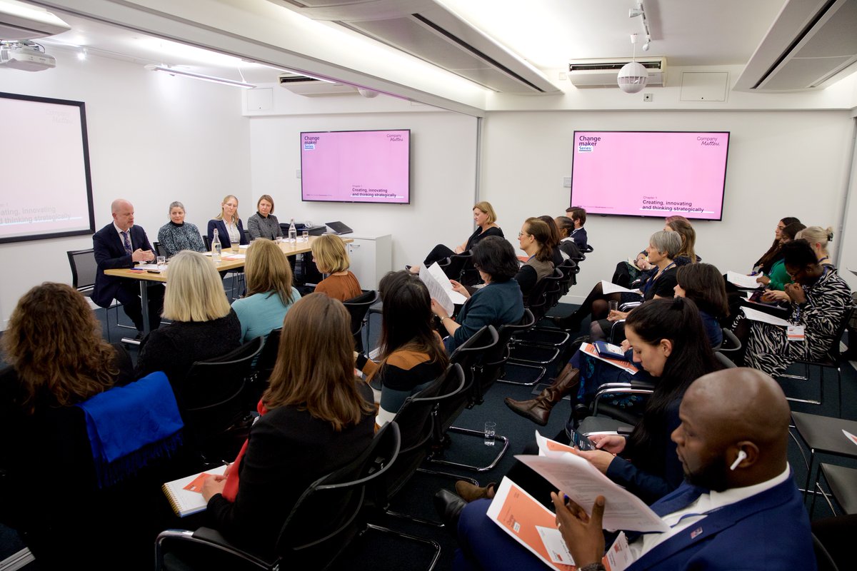 CGIUKI's tweet photo. #CoSecChangemaker takeaway: Company secretaries hold a privileged position of trust at the heart of the organisation, making them well placed to effect meaningful dialogue – to be Changemakers! https://t.co/t3DGzOPPu8