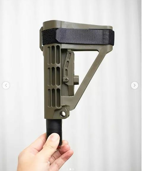 We now offer the SBA4 adjustable brace in OD Green!  #odg #GoGreen #sbtactical #braceyourself #pistolbrace #2a #firearms #badass