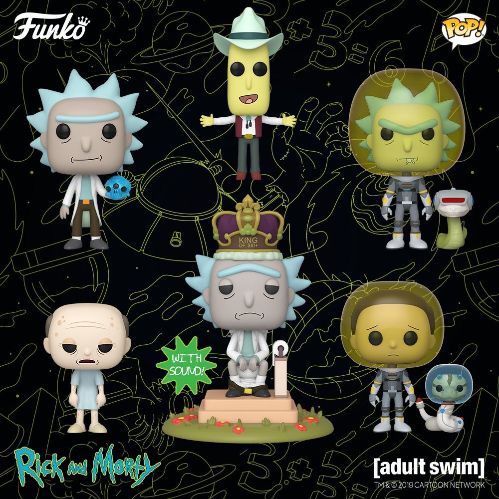 CALISTATEOFMND's tweet photo. COMING SOON: Rick &amp; Morty POP! https://t.co/H3TEZxtMaX