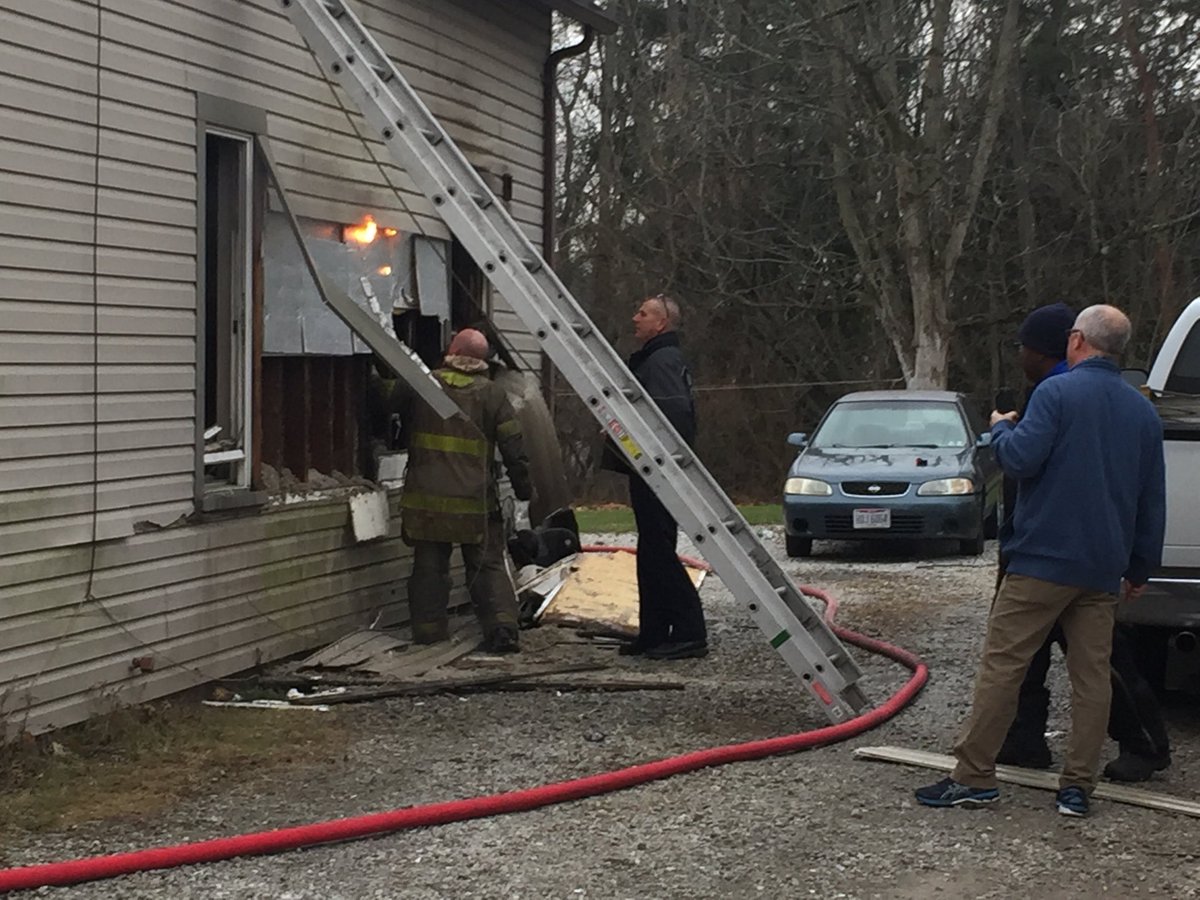 Fire started again at 701 Springmill St. #njnow