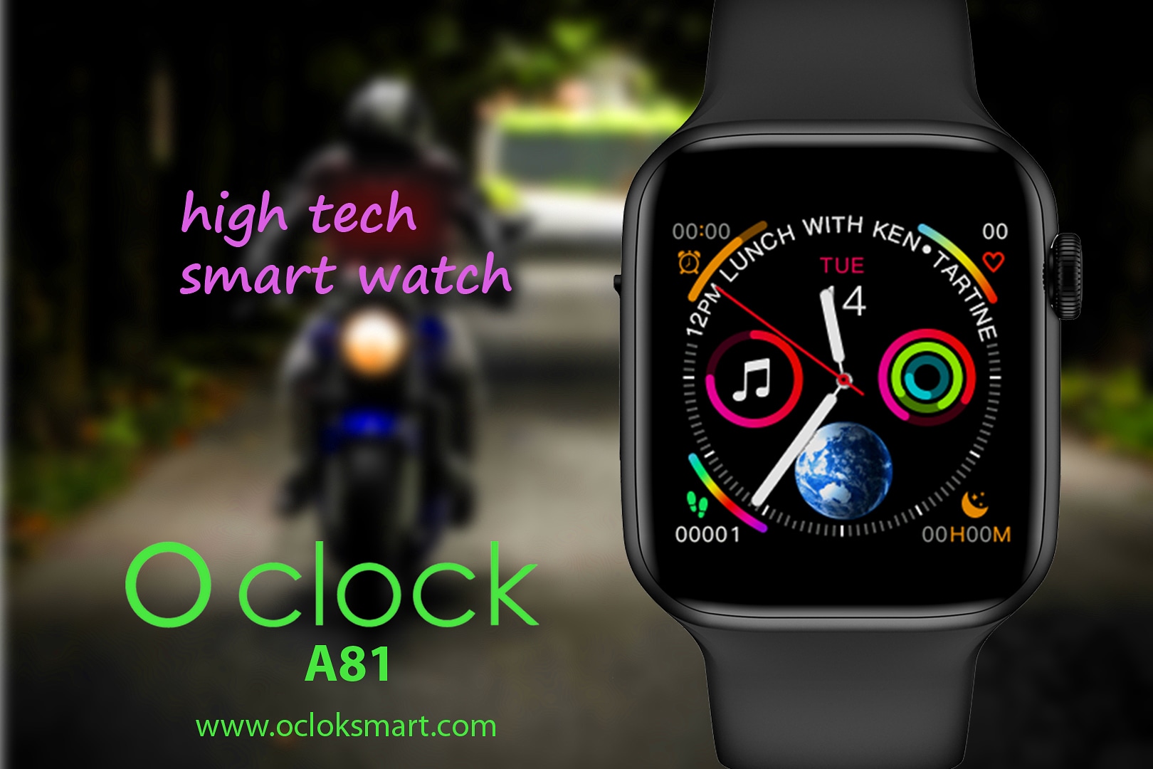 high tech smart watch