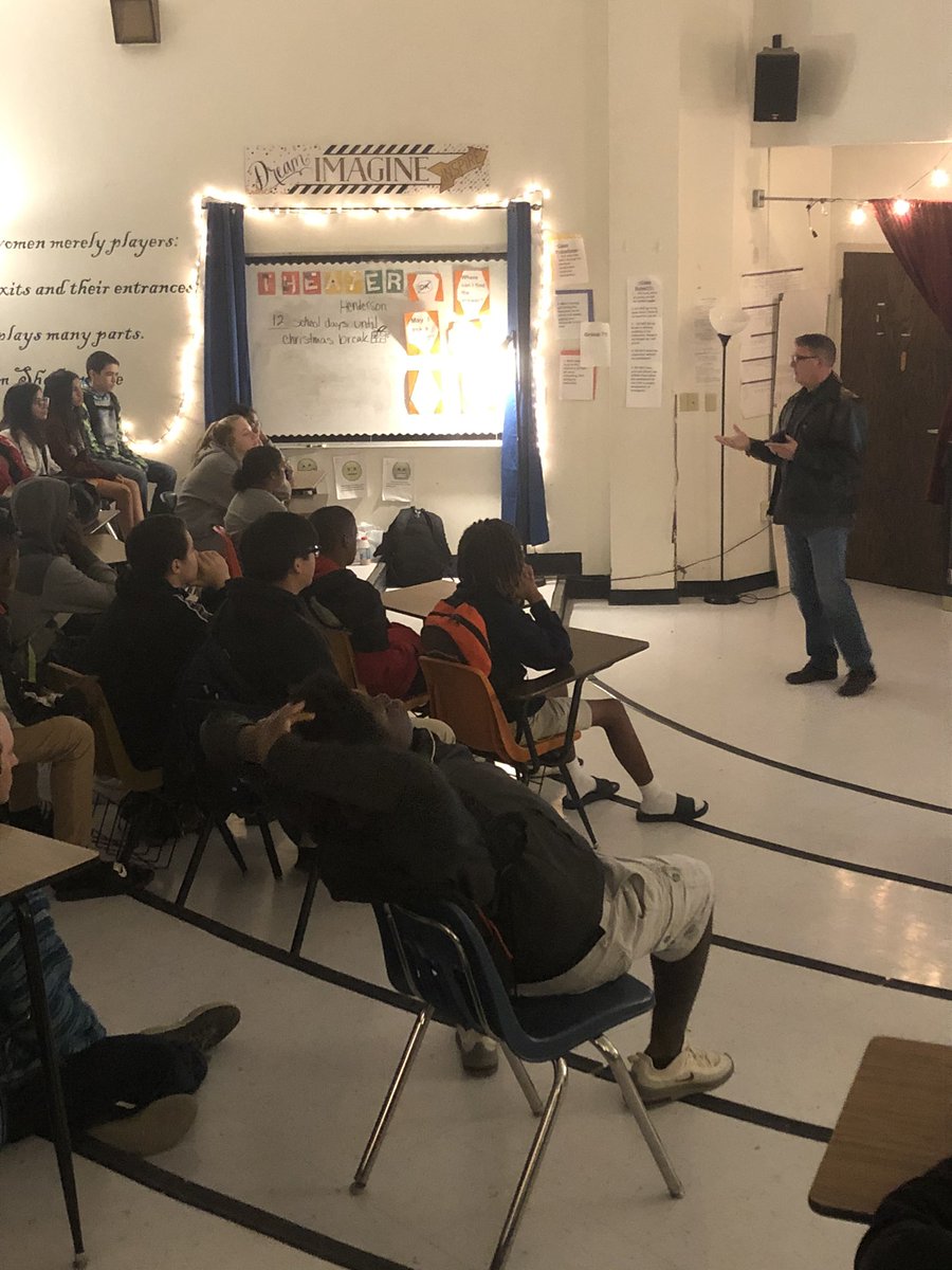 ZachDavis1021's tweet photo. We were grateful to have my father-in-law, Charlie Eipper come speak at FCA again today! He taught us the difference between being “loved” and being “loved on”. @KirbyWFISD https://t.co/qiCACNWJFR