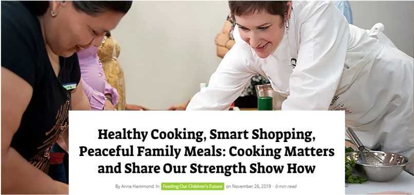 CookingMatters's tweet image. Cooking Matters is making headlines! Follow the link in our bio for the full article and see what we&apos;re all about, including tips for better family meals!

earlylearningnation.com/2019/11/health…