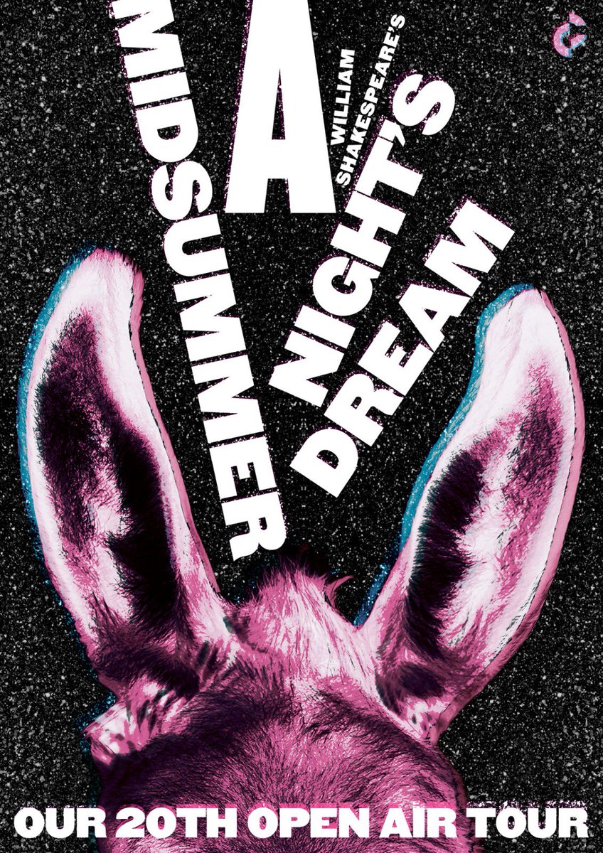 Our new poster artwork has dropped for next years summer show A MIDSUMMER NIGHTS DREAM 2020. Our 20th touring show #openair #openairshakespeare #kent #summer